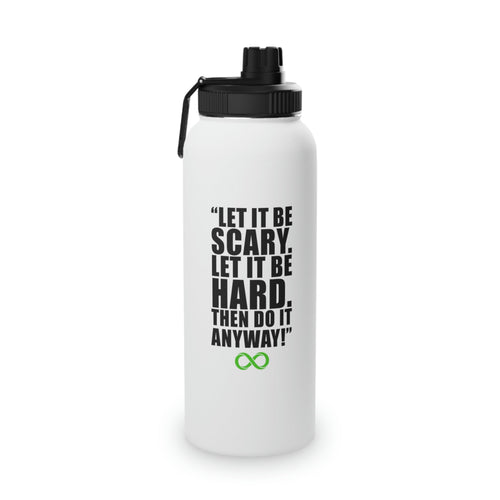 Infinite Fitness Stainless Steel Water Bottle, Sports Lid - MakeMeTees