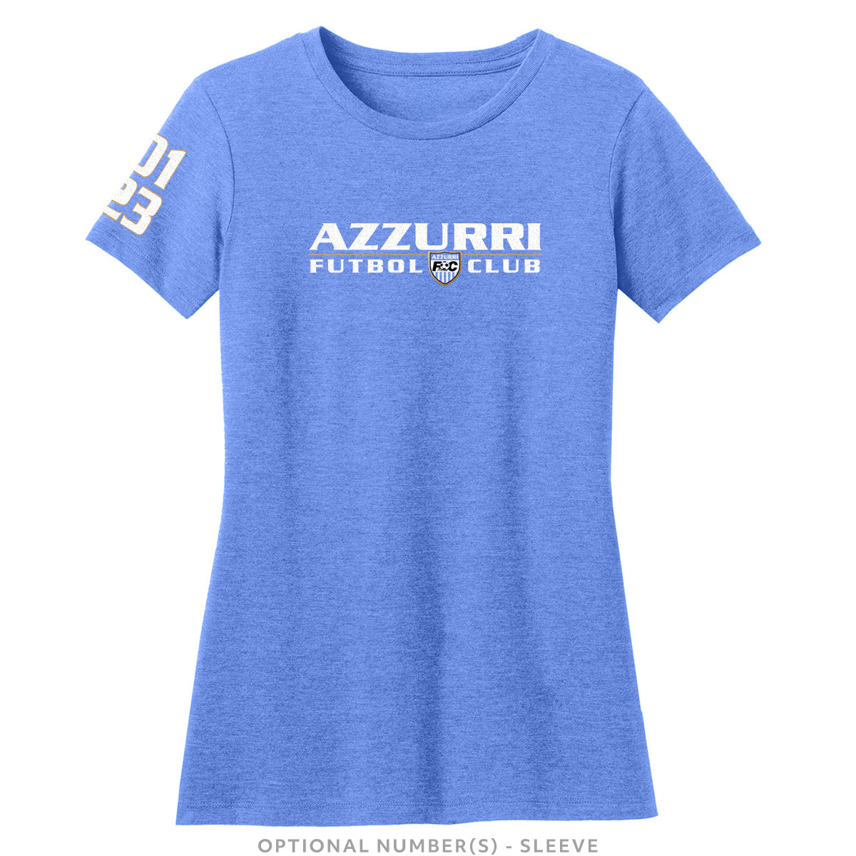 Azzurri Blue Frost Ladies T-Shirt - DM108L